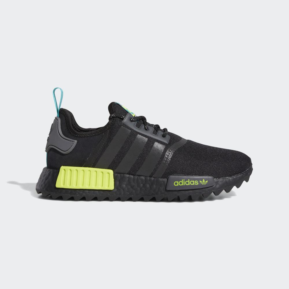 Originals Adidas NMD_R1 Trail Barbati Romania - Negrii/Albastri/Galbeni FV2466